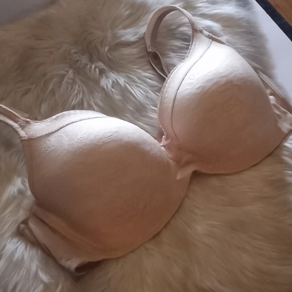 Cacique Nude Lace Covered Balconet Bra- 46DD - Picture 12 of 13